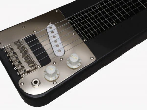 Lap Steel Guitar 3D Model