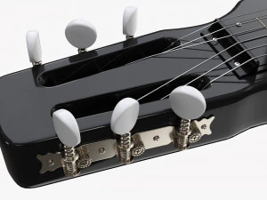 Lap Steel Guitar 3D Model
