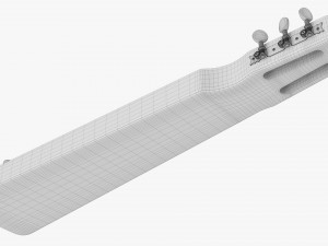 Lap Steel Guitar 3D 모델