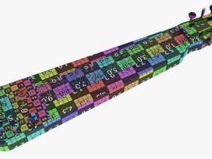 Lap Steel Guitar 3D Model