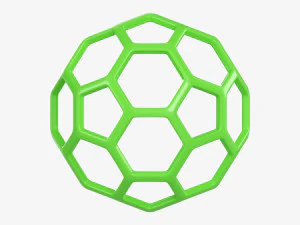 Sph&egrave;re en treillis Modèle 3D