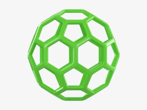 Sph&egrave;re en treillis Modèle 3D