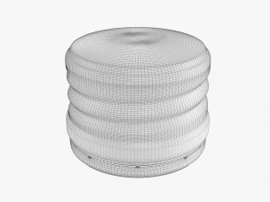 Metal Glass Bottle Cap 3D Model