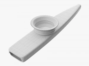 Metalen Kazoo 3D Model