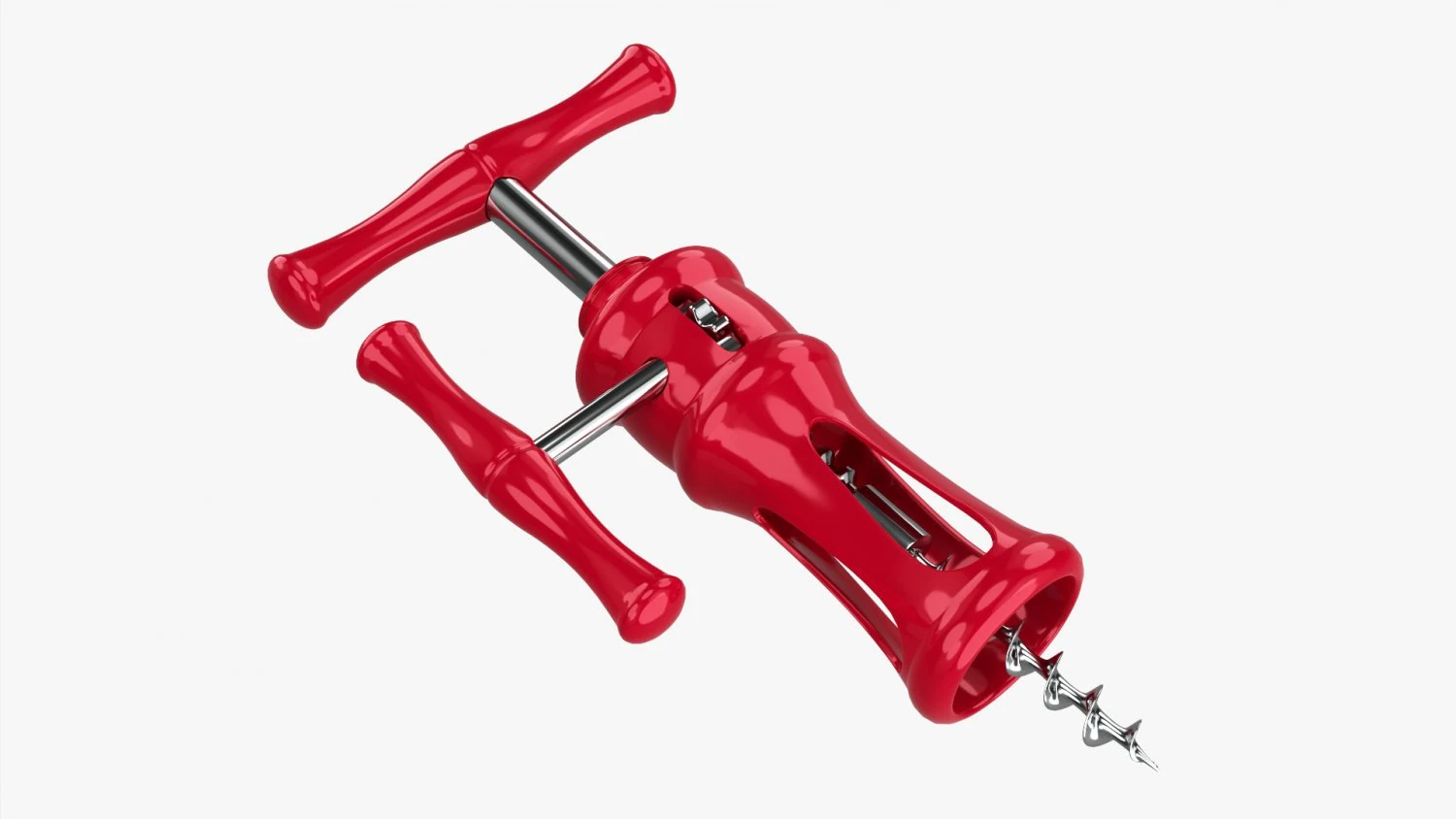 Modern Rack And Pinion Corkscrew 3D Model .c4d .max .obj .3ds .fbx .stl .blend