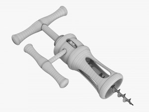 Modern Rack And Pinion Corkscrew Modèle 3D