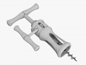 Modern Rack And Pinion Corkscrew 3D Model