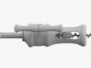 Modern Rack And Pinion Corkscrew Modèle 3D