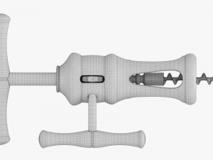 Modern Rack And Pinion Corkscrew Modèle 3D
