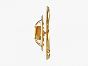 Music Clef Pin 3Dモデル