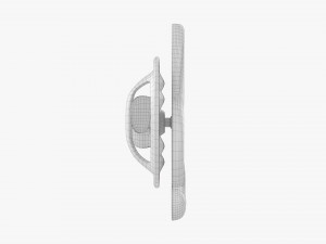 Music Clef Pin 3Dモデル