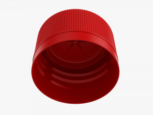 Plastic Bottle Cap 3D Model