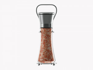 Salt And Pepper Grinder Set 01 3D Model