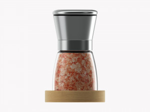 Salt And Pepper Grinder Set 02 Model 3D