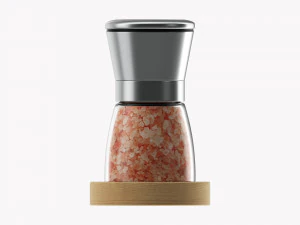 Salt And Pepper Grinder Set 02 3D Model