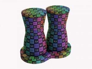 Salt And Pepper Grinder Set 02 Model 3D