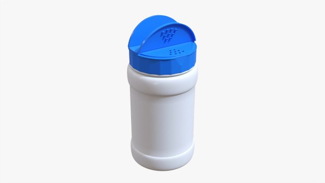 Salt Shaker 01 3D Model .c4d .max .obj .3ds .fbx .lwo .lw .lws