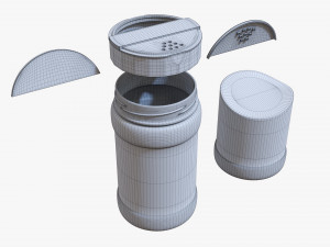 Salt Shaker 01 3D Модель