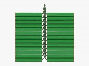 Piccola catena di petardi Modello 3D