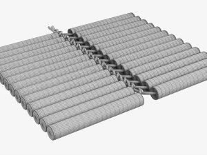 Piccola catena di petardi Modello 3D