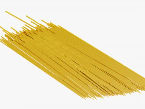 Spaghetti Pasta 3D Model