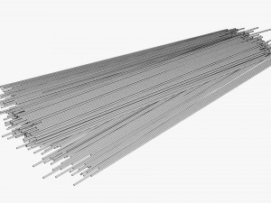 Spaghetti Pasta 3D Model