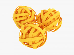 Tagliatelle Pasta Modelo 3D