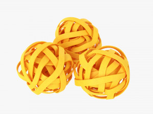 Tagliatelle Pasta 3D 모델