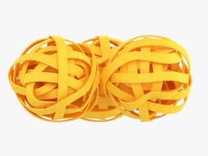 Tagliatelle Pasta 3D Model