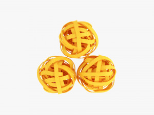 Tagliatelle Pasta 3D 모델