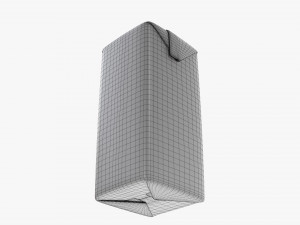 Juice Cardboard Box Packaging With Cap 470ml 3D Model