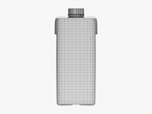 Juice Cardboard Box Packaging With Cap 470ml 3D Model