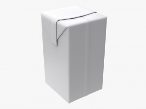 Juice Cardboard Box Packaging 500ml 3D 模型