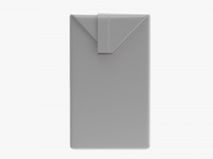 Juice Cardboard Box Packaging 500ml 3D 模型