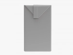 Juice Cardboard Box Packaging 500ml 3D Model