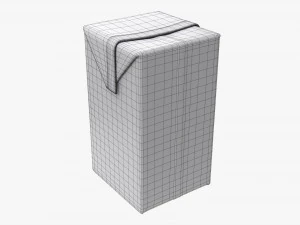 Juice Cardboard Box Packaging 500ml 3D Model
