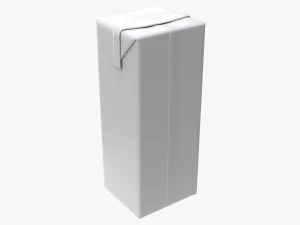 Tetra Pak Jus Karton Box Kemasan 1000ml Model 3D