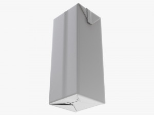 Tetra Pak Juice Cardboard Box Packaging 1000ml 3D Model