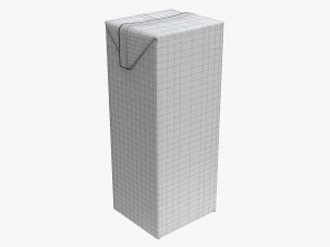 Tetra Pak Jus Karton Box Kemasan 1000ml Model 3D