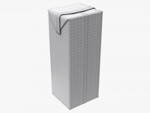 Tetra Pak Jus Karton Box Kemasan 1000ml Model 3D
