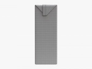 Tetra Pak Juice Cardboard Box Packaging 1000ml 3D Model