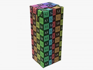 Tetra Pak Juice Cardboard Box Packaging 1000ml 3D Model
