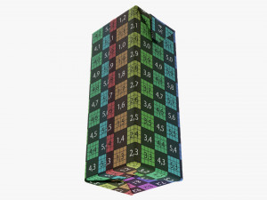 Tetra Pak Juice Cardboard Box Packaging 1000ml 3D Model