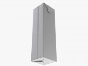 Caixa de Papel&atilde;o Suco Embalagem 1000ml Slim Modelo 3D