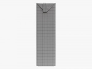 Juice Cardboard Box Packaging 1000ml Slim Modelo 3D