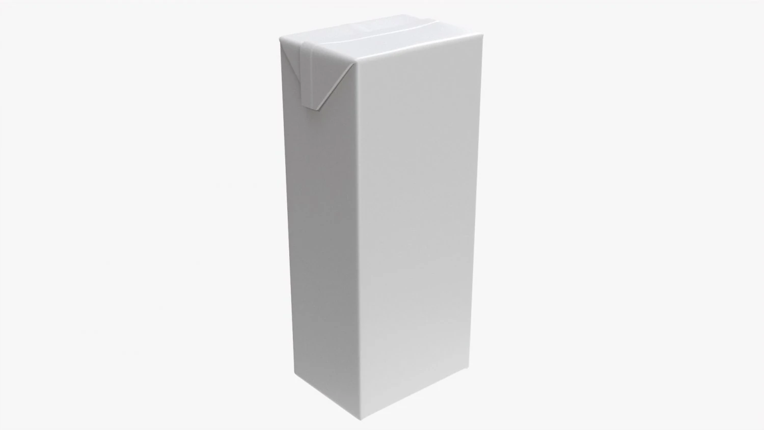 Juice Cardboard Box Packaging 1500ml 3D Model .c4d .max .obj .3ds .fbx .stl .blend 