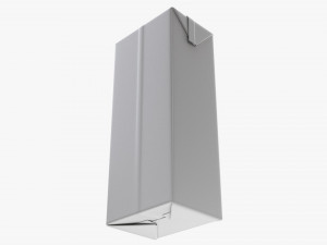 Juice Cardboard Box Packaging 1500ml 3D Model