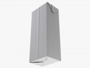 Juice Cardboard Box Packaging 1500ml 3D Model