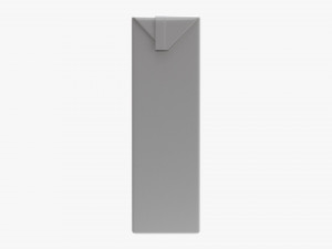 Juice Cardboard Box Packaging 1500ml 3D Model