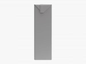 Juice Cardboard Box Packaging 1500ml 3D Model